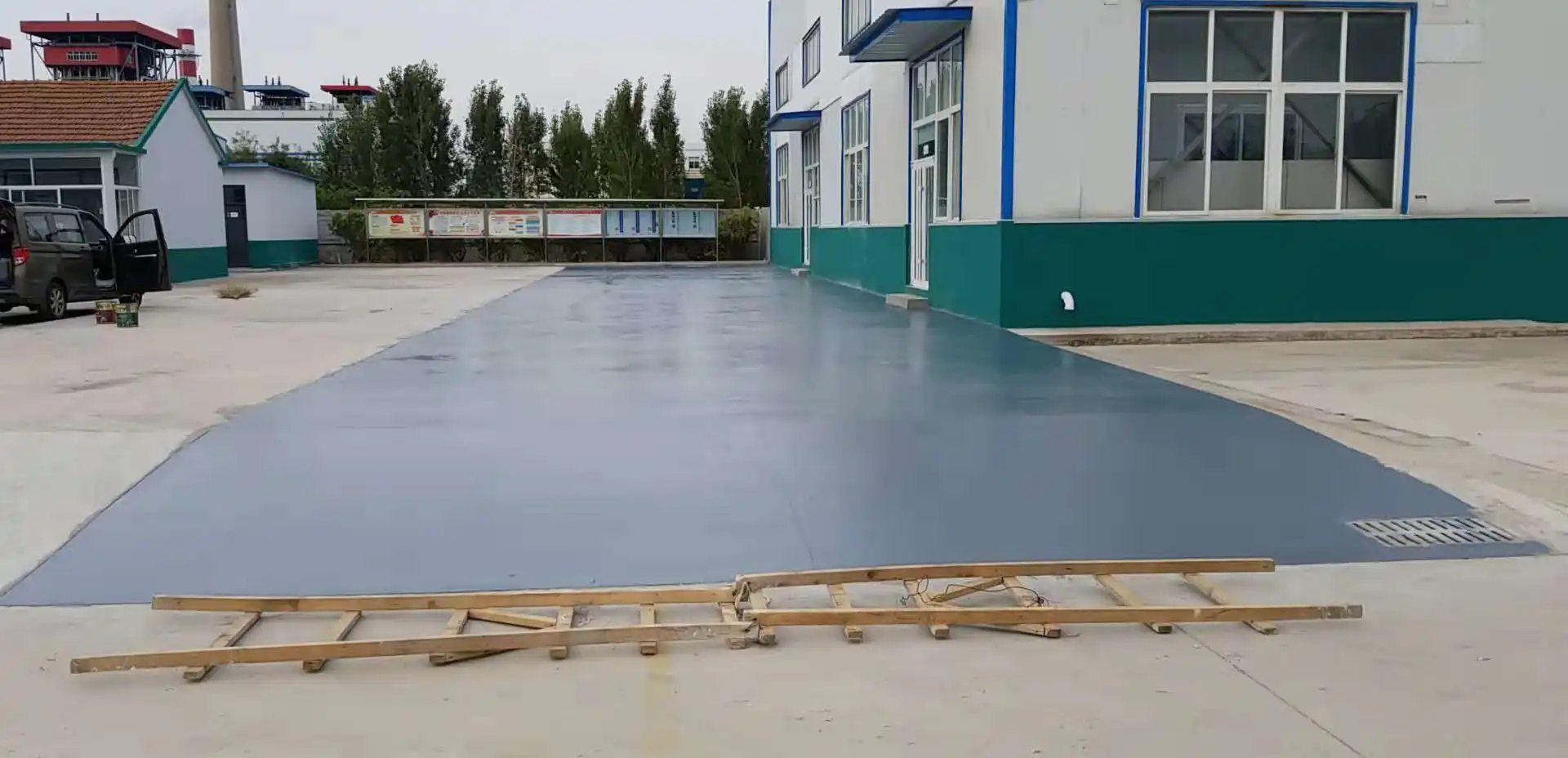 山东车间厂房地坪漆修补翻新